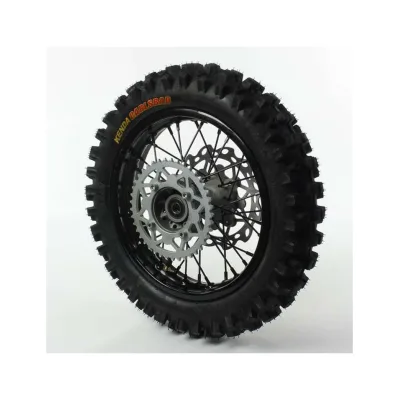 Ruota anteriore 12″ – 15mm in acciaio con pneumatico Kenda, per Pit Bike, Dirt Bike, Minimoto