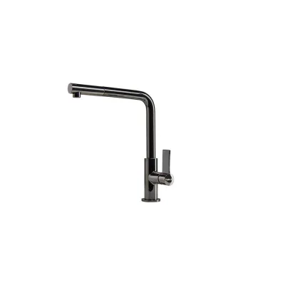 PRONTA CONSEGNA - Foster Miscelatore monocomando con canna girevole ed estraibile 8498 856 finitura ottone PVD gun metal