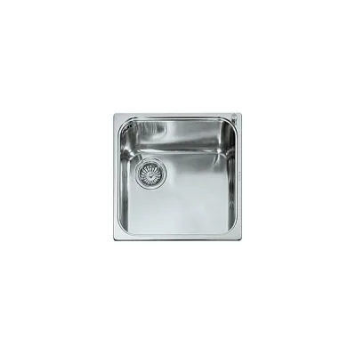 Alpes Vasca semifilo VF 446-S in acciaio inox da 46x46 cm