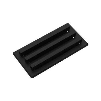 Barazza Portataglieri 1CPTN finitura inox nero opaco e taglieri in fenix da 27.2 cm