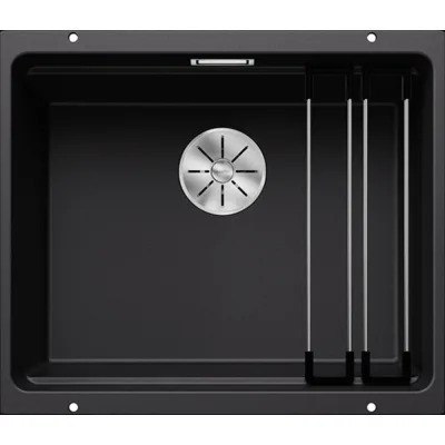 Blanco | Lavello una vasca ETAGON 500-U 1525887 finitura nero da 53x46 cm - Sottotop