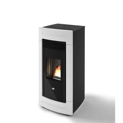 Eva Calòr Stufa a pellet LAURA 901627800 finitura bianco