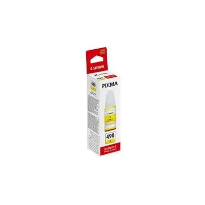 CARTUCCIA ORIGINALE CANON GIALLO GI490 0666C001 GI490Y Pixma G1400 G2400