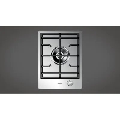 Fulgor Piano cottura a gas CPH 401 G DWK X finitura acciaio inox da 38 cm