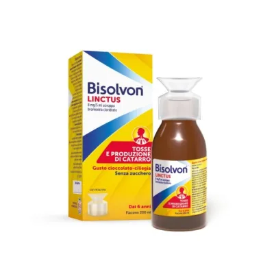BISOLVON LINCTUS SCIROPPO 200ML 8MG/5ML