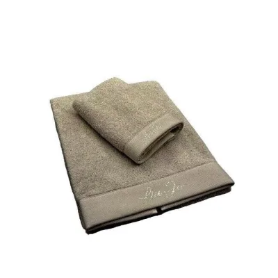 Liu Jo set asciugamano viso + asciugamano ospite spugna 500 grammi m/q