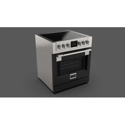 Fulgor Cucina Sofia FSRC 3004 P MI MK 2F MBK con forno pirolitico e piano a induzione finitura nero da 75.6 cm