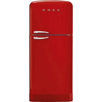 Smeg Frigorifero doppia porta con cerniere a destra a libera installazione FAB50RRD5 finitura rosso da 80 cm - IN PROMOZIONE FINO AL 30/06