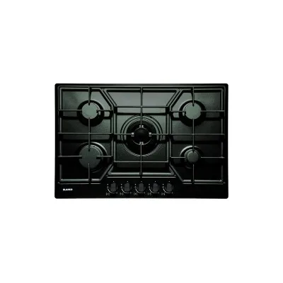 Blanco Piano cottura a gas EXCLUSIVE 7x5-5 1047152 finitura nero da 75 cm