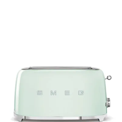 PRONTA CONSEGNA - Smeg Tostapane 4x2 TSF02PGEU finitura verde pastello