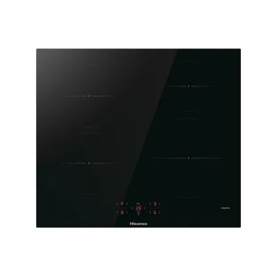 Hisense: Piano cottura a induzione HI6401BSC in vetroceramica nero da 60 cm