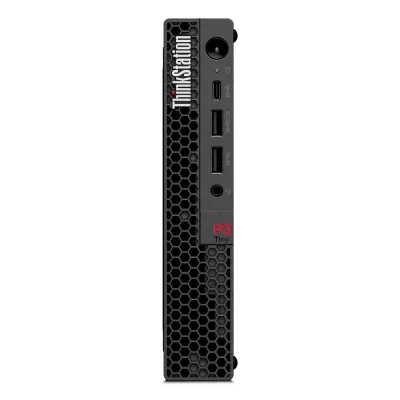 Lenovo ThinkStation P3 Tiny Intel® Core™ i5 i5-14600 16 GB DDR5-SDRAM 512 GB SSD NVIDIA T400 Windows 11 Pro Mini PC Stazione di