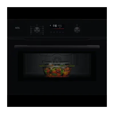 PRONTA CONSEGNA - AEG Forno microonde con grill NKM 5N401 B finitura nero lucido da 60 cm