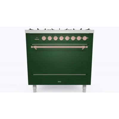 Ilve Cucina P09N da incasso Nostalgie P096DQNE3 forno cieco e piano cottura 6 fuochi con dual da 90 cm - PROMOZIONE ATTIVA FINO AL 19/10