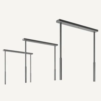 Falmec Kit 3 prolunghe tralicci KACL.748 IF finitura acciaio da h945 mm