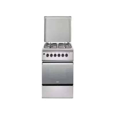 De Longhi Cucina a libera installazione DL554EX2 a 4 fuochi e forno elettrico in acciaio inox da 50 cm