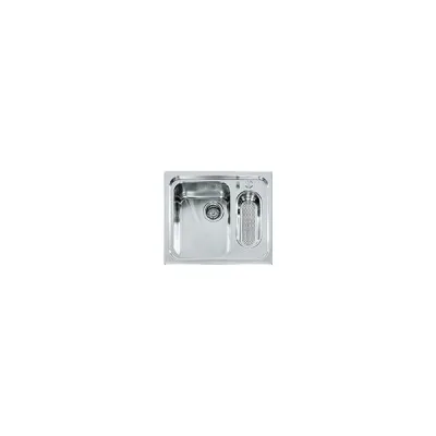 Alpes Lavello semifilo F 559/1V1B con bacinella in acciaio inox da 59x51 cm