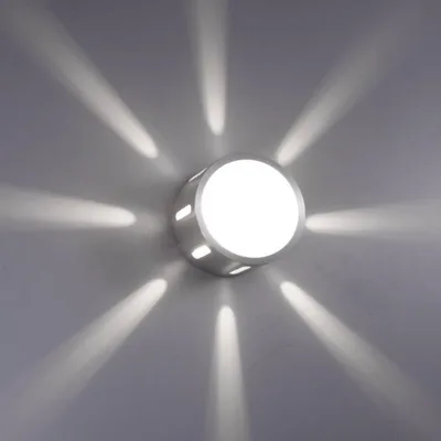 Applique per interni da parete 240V in alluminio puro e vetro temperato IP20 attacco G9