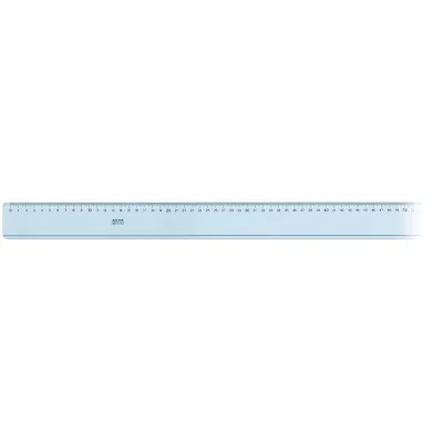 Riga Uni in plastica 70 cm Fumè Trasparente