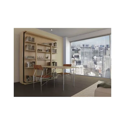 SmartBeds Letto matrimoniale girevole a scomparsa LMG TABLE con tavolo da 181 cm