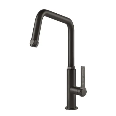 Gessi Miscelatore monocomando Officine - Gessi 60051 707 finitura Black Metal Brushed - IN PROMOZIONE FINO AL 6/07