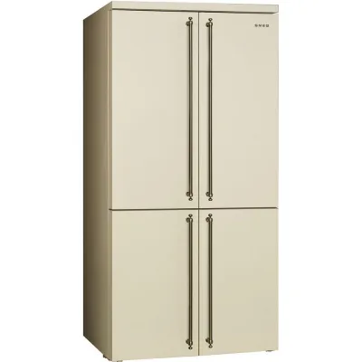 PRONTA CONSEGNA - Smeg Frigorifero side by side 4 porte a libera installazione FQ60CPO6 finitura panna da 92 cm
