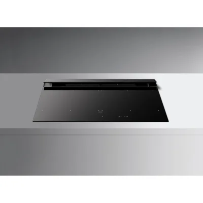 PRONTA CONSEGNA - Falmec Piano cottura a induzione con cappa integrata Brera in vetroceramica nero lucido da 90 cm - 800 m3/h - IN PROMOZIONE CON VOUCHER FINO AL 5/09