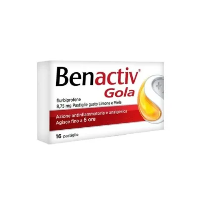 BENACTIV GOLA 16 PASTIGLIE LIMONE E MIELE