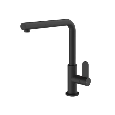 Gessi Miscelatore monocomando con doccetta estraibile Helium Collection 50103 299 finitura Matte Black - IN PROMOZIONE FINO AL 6/07