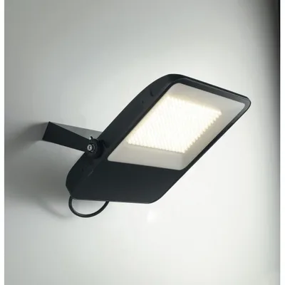 Proiettore LED nero in alluminio 150w 18000lm 6500k ip65 35,1x29,7x6cm