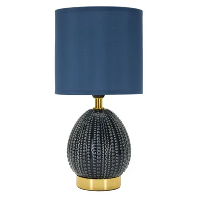 LAMPADA DA COMODINO FLAVI BLU CM Ø 15X30,5