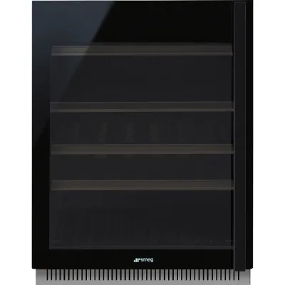 Smeg S Cantina vini sottotop CVI638LN3 finitura vetro nero da 60 cm - Cerniera a sinistra - IN PROMOZIONE FINO AL 6/07