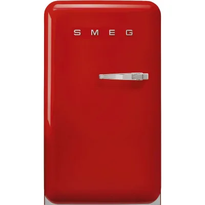 Smeg Frigorifero monoporta con cerniere a sinistra a libera installazione FAB10HLRD6 finitura rosso da 55 cm
