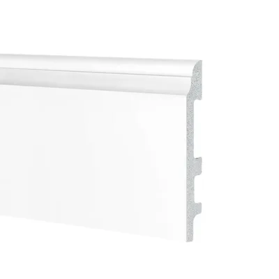 Battiscopa duropolimero ducale bianco 2000x120x15mm