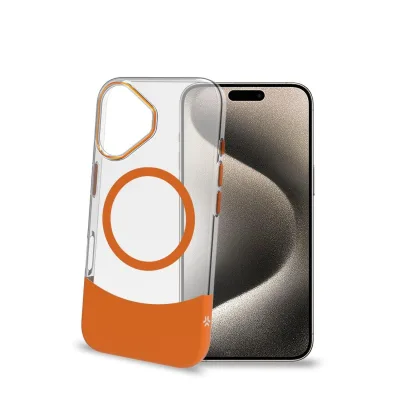 CELLY MAGDUAL MAGSAFE COVER IPHONE 16 OR MAGDUAL1078OR