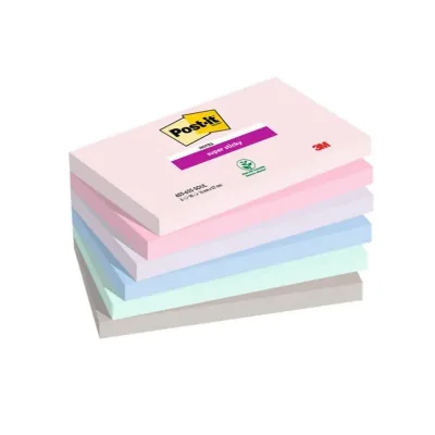 POST-IT SUPER STICKY CF6 POST-IT/SOULFUL/127X76/90 FF 7100259202