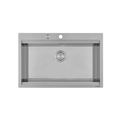Foster Lavello una vasca 1034 050 finitura acciaio inox da 80.6x52 cm
