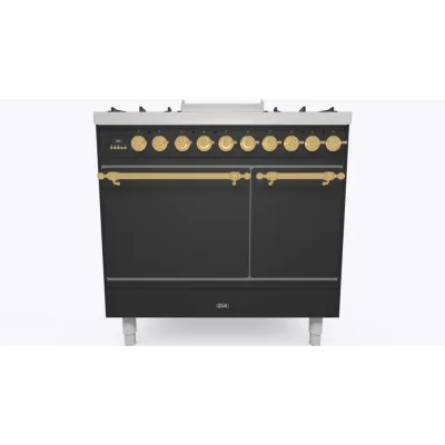 Ilve Cucina PD09N da incasso Nostalgie PD09FQNE3 doppio forno cieco e piano cottura 6 fuochi con fry top da 90 cm - IN PROMOZIONE FINO AL 6/07