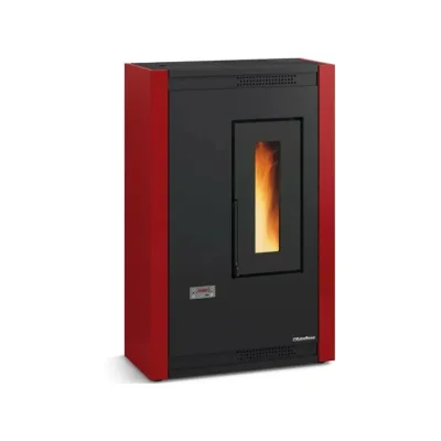 Extraflame Stufa a pellet ventilata slim LUISELLA 5.0 1292600 finitura bordeaux