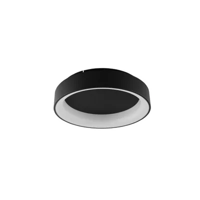 Plafoniera Led Nera 60W, con interruttore CCT 60x13cm