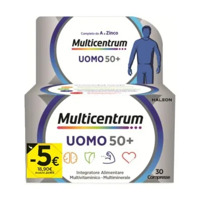 MULTICENTRUM UOMO 50+ 30 COMPRESSE
