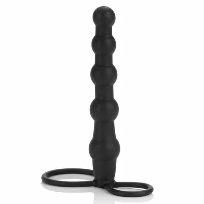 CalExotics Silicone Beaded Double Rider 15,2 cm Doppia Stimolazione