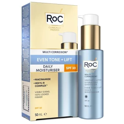 ROC MULTI CORREXION EVEN TONE + LIFT DAILY MOISTURIZER SPF30 50ML