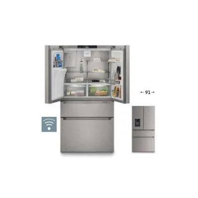 Liebherr Frigorifero side by side FrenchDoor a libera installazione MBsddi 9528 finitura inox/argento da 91 cm