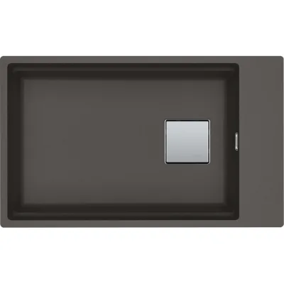 Franke: Lavello una vasca Vasche Sottotop Kubus 2 KNG 110-62 125.0714.194 finitura grigio ardesia da 62x42 cm