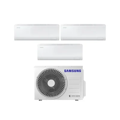 Climatizzatore Condizionatore SAMSUNG Trial split inverter serie CEBU S2 Da 9000+9000+9000 Btu con AJ052TXJ3KG R-32 WI-FI INTEGRATO 9+9+9 A+++/A++