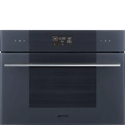 Smeg S Forno compatto combinato microonde Galileo SO4102M1G finitura Neptune Grey da 60 cm
