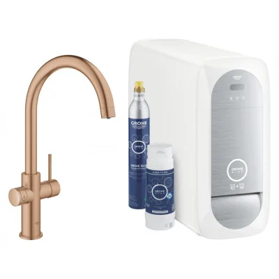 Grohe Miscelatore Blue Home monocomando 31455DL1 finitura oro rosa spazzolato