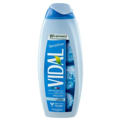 Vidal Sensitive Bagnodoccia Talco Liquido 600 Ml