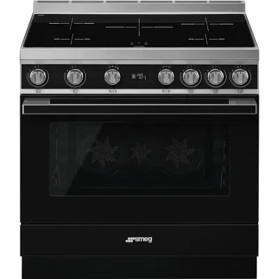 Smeg S Cucina CPF9IPBL con forno pirolitico termoventilato e piano cottura induzione finitura nero da 90x60 cm - PROMOZIONE ATTIVA FINO AL 19/10